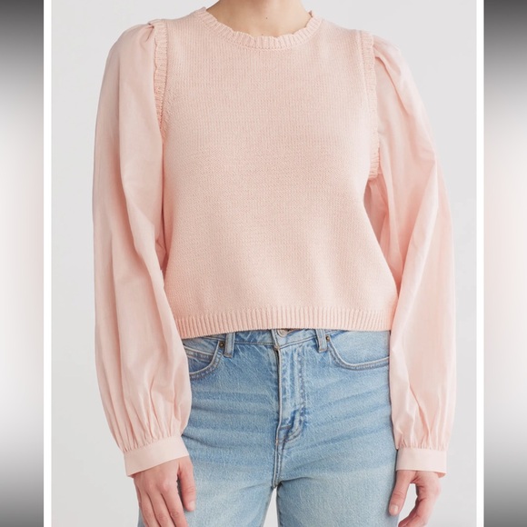 🆕 Melrose & Market Twofer Sweater - Picture 1 of 6